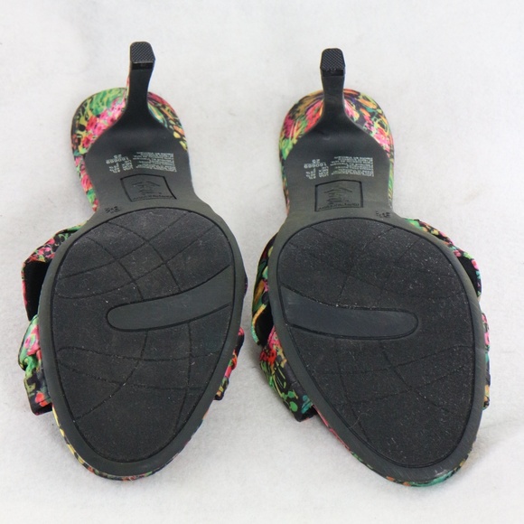 FIONI Multicolor Cross Strap Open Toe Sandals Sz 8.5 US Women - Picture 8 of 8